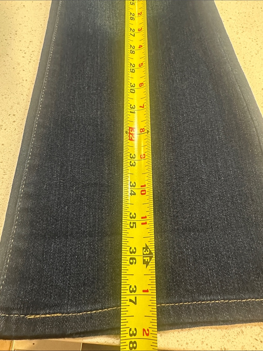Signature by Levi Strauss Dark Indigo Jeans with Tan Patch - Picture 5 of 9